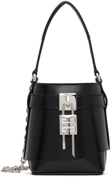 givenchy micro shark lock bucket bag|Givenchy Micro Shark Lock Leather Bucket Bag.